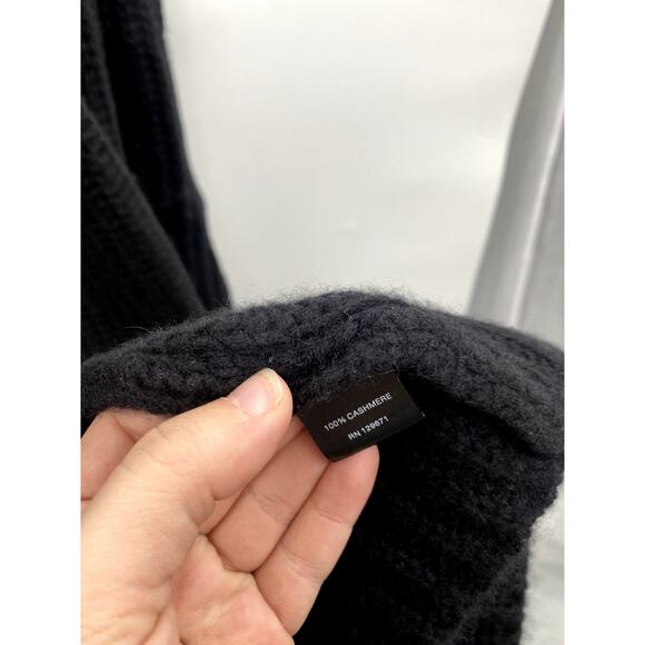 Naked Cashmere Freya Black Ribbed Long Cardigan Duster - Picture 4 of 6